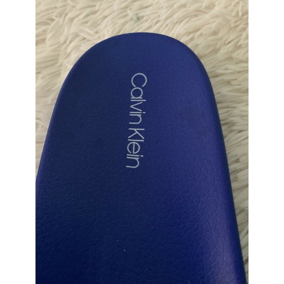 Men’s Sandals Size 9 Calvin Klein Alva Slides  Blue Cobalt Round open toe main image 12